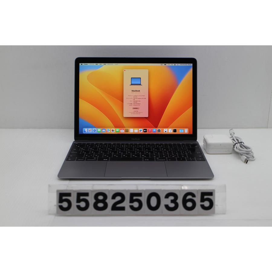 MacBook Retina 12インチ　A1534 256GB M3 ノートパソコン Apple MacBook Retina 12in 2017 A1534 スペースグレイ