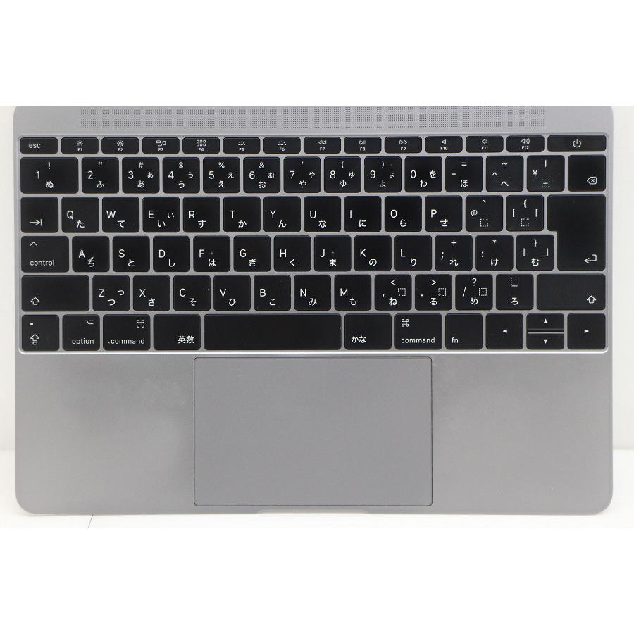 ノートパソコン Apple MacBook Retina 12in 2017 A1534 スペースグレイ