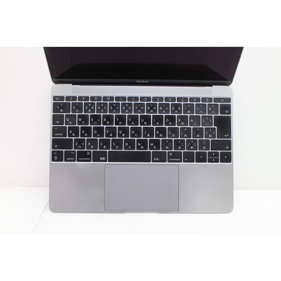 ノートパソコン Apple MacBook Retina 12in 2017 A1534 スペースグレイ 
