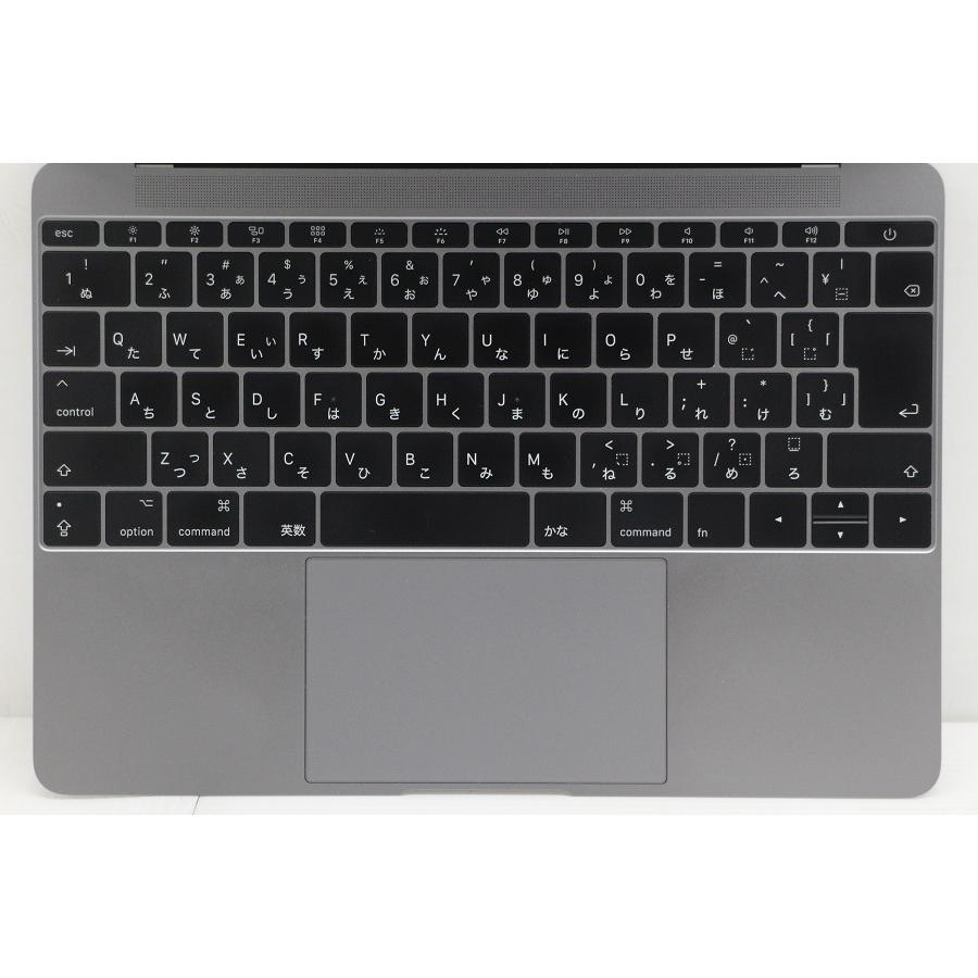 ノートパソコン Apple MacBook Retina 12in 2017 A1534 スペースグレイ