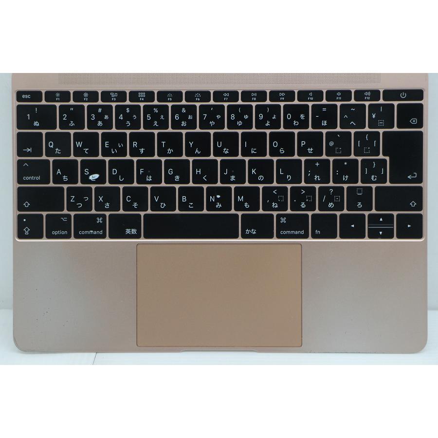 ノートパソコン Apple MacBook Retina 12in 2017 A1534 ローズゴールド
