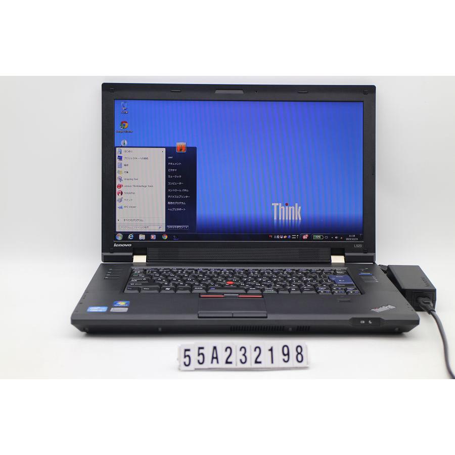 ノートパソコン Lenovo ThinkPad L520 Core i3 2350M 2.3GHz/4GB
