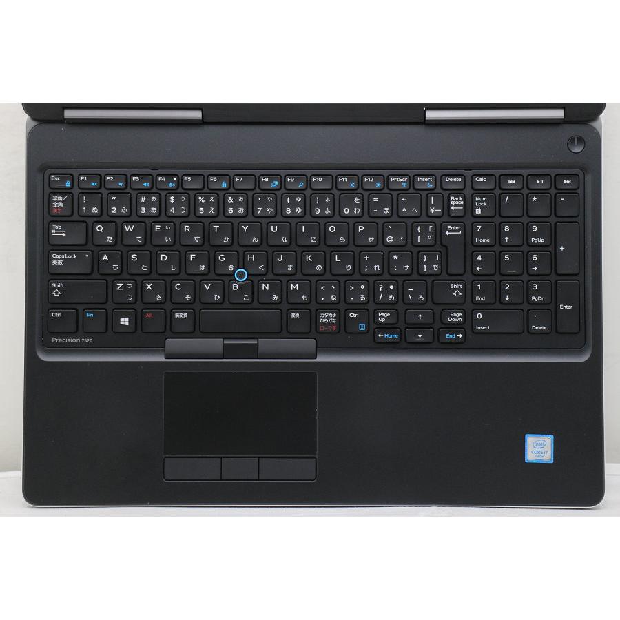 ノートパソコン DELL Precision 7520 Core i7 6920HQ 2.9GHz/16GB