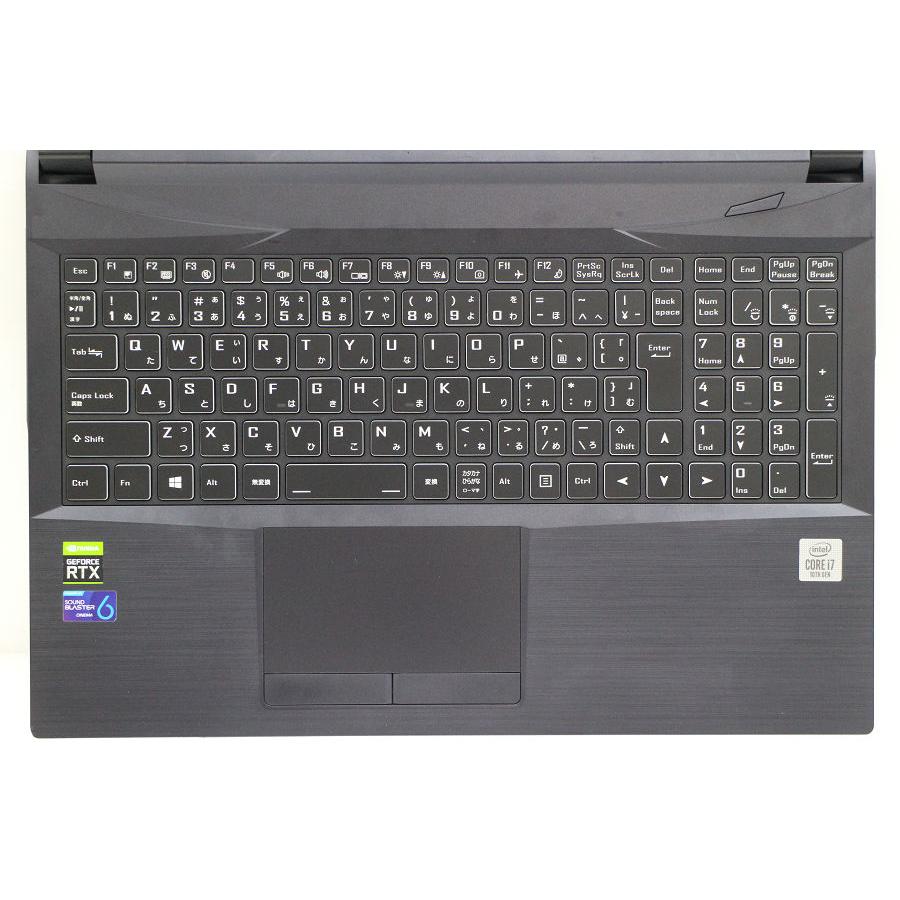 ノートパソコン TSUKUMO G-GEAR note N1574K720T Core i7 10750H 2.6