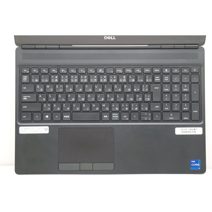 ノートパソコン DELL Precision 7560 Core i7 11800H 2.3GHz/32GB/2TB