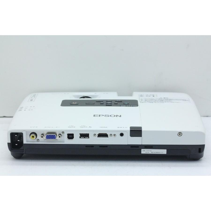 EPSON LCDPRROJECTOR EB-1771W 動作確認済 FAN異音 リモコン欠品 : TCE