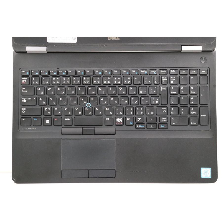 SSD256GB ノートパソコン本体 Latitude E5570 バッテリ良好 ノートパソコン DELL Latitude E5570 Core i7 6600U 2.6GHz/8GB/256GB