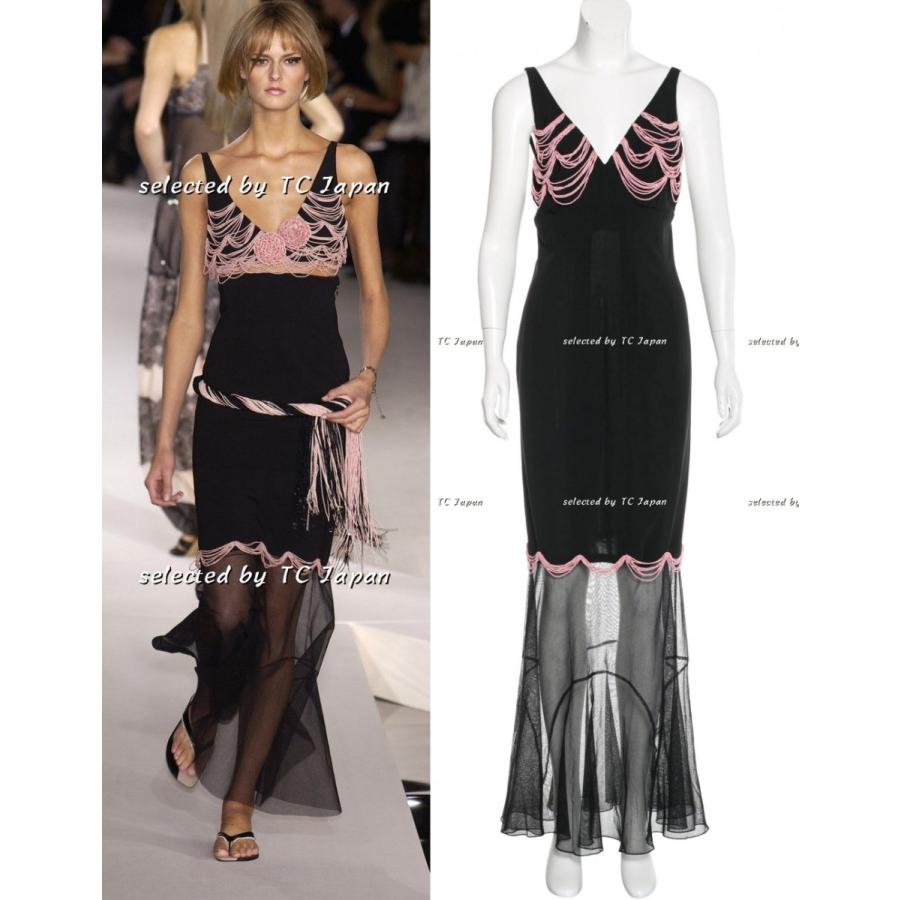 シャネル ワンピース Chanel 新品同様 ビーズ飾りシルク ロング ドレス F38 03shimodress シャネル専門店 Tc Japan 通販 Yahoo ショッピング