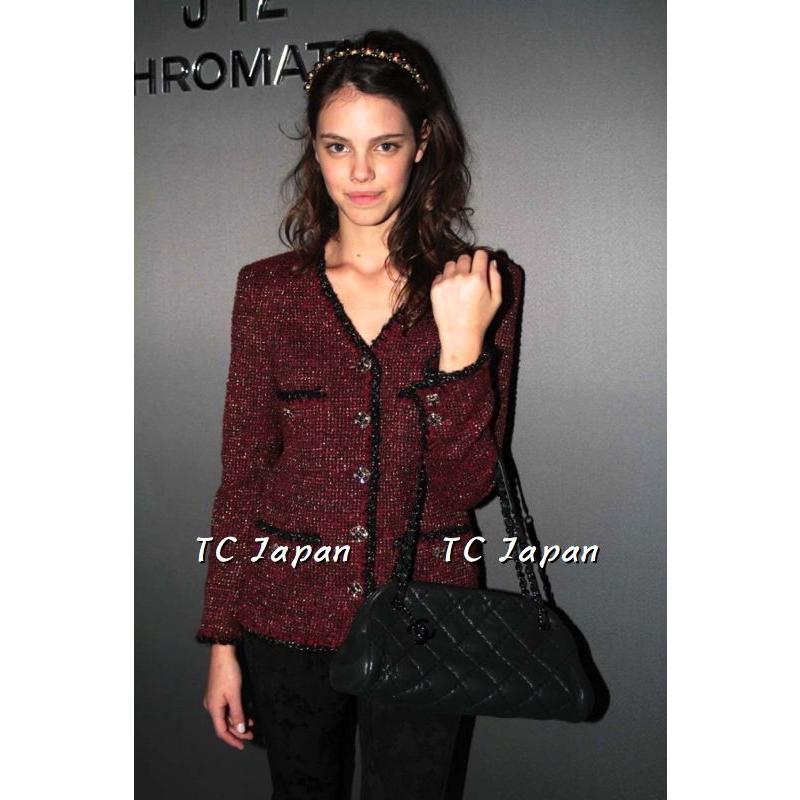 シャネル CHANEL 新品同様 世界で完売！レッド・ブラック・グリポワ