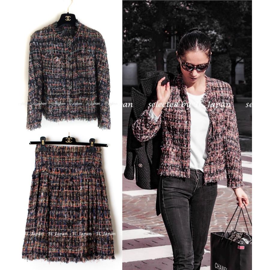 シャネル ノーカラージャケット Chanel F36 11sorange3436ならショッピング ランキングや口コミも豊富なネット通販 更にお得なpaypay残高も スマホアプリも充実で毎日どこからでも気になる商品をその場でお求めいただけます ファッション 新品同様 ブラウン オレンジ