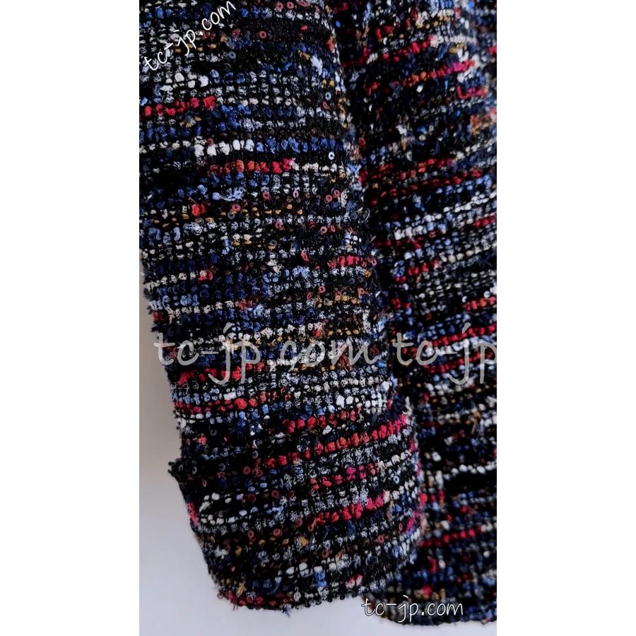 CHANEL シャネル ジャケット マルチカラー・ツイード・ダブル F34 (34  