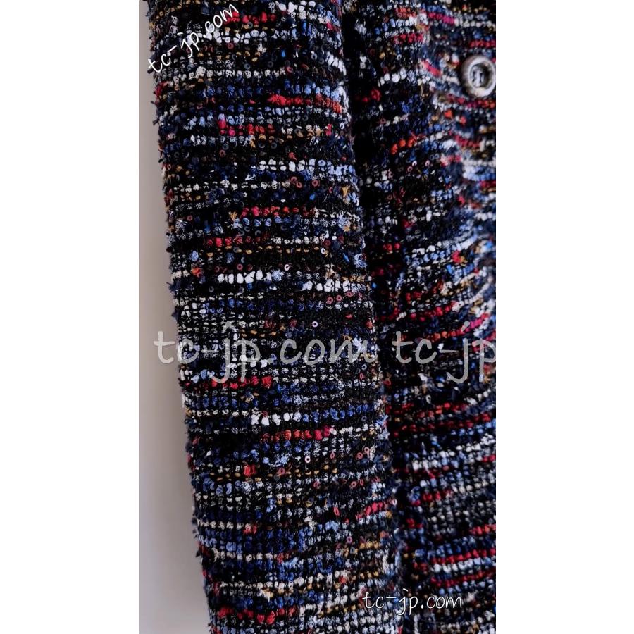 CHANEL シャネル ジャケット マルチカラー・ツイード・ダブル F34 (34 