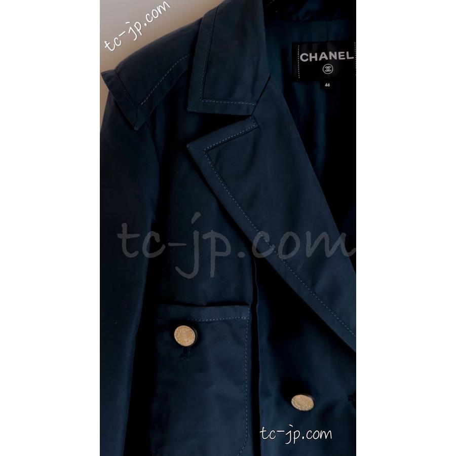 CHANEL シャネル ジャケット ダーク・ネイビー・オリーブ CHANEL シャネル ジャケット ダーク・ネイビー・オリーブ