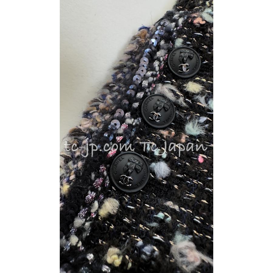 CHANEL（シャネル） ジャケット スーツ ブラック マルチ ウール