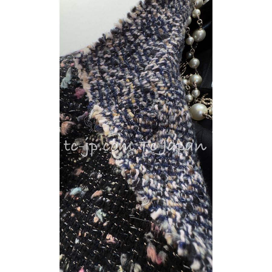 CHANEL（シャネル） ジャケット スーツ ブラック マルチ ウール