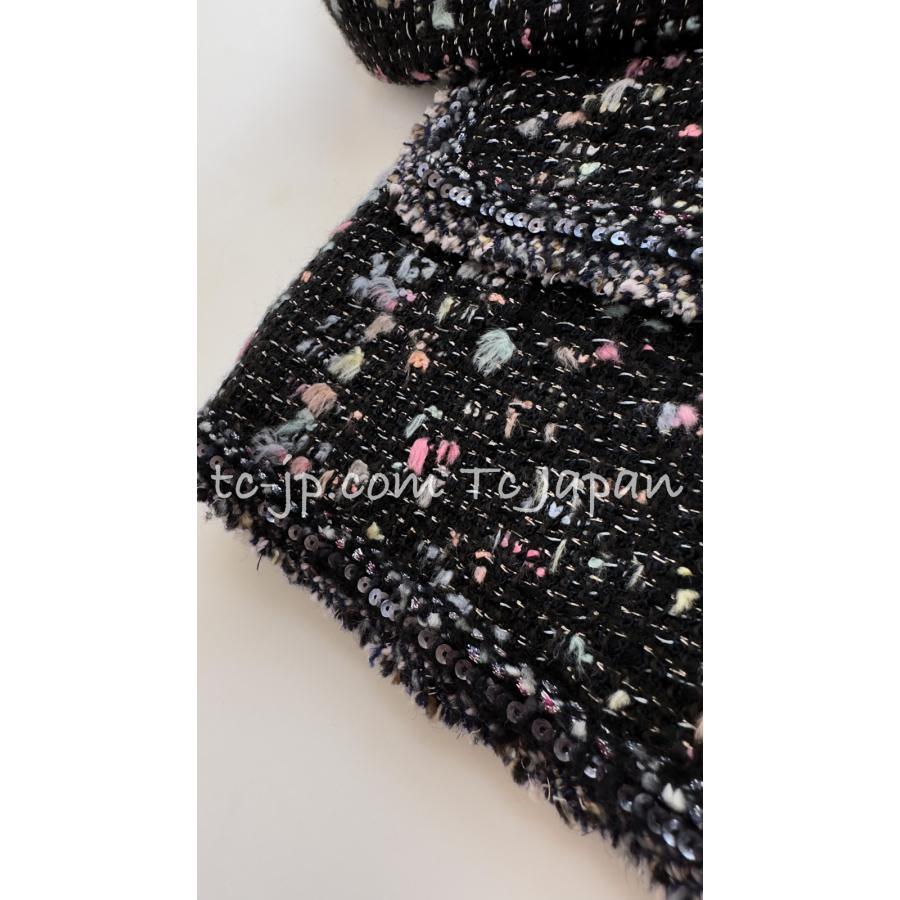 CHANEL（シャネル） ジャケット スーツ ブラック マルチ ウール