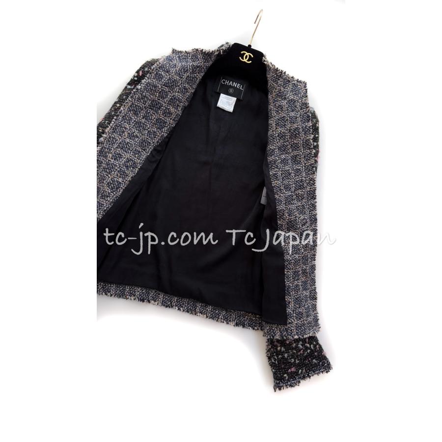 CHANEL（シャネル） ジャケット スーツ ブラック マルチ ウール