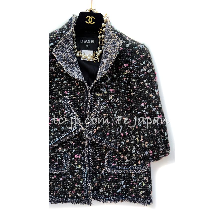 CHANEL（シャネル） ジャケット スーツ ブラック マルチ ウール