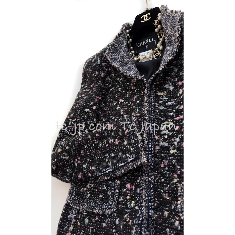 CHANEL（シャネル） ジャケット スーツ ブラック マルチ ウール