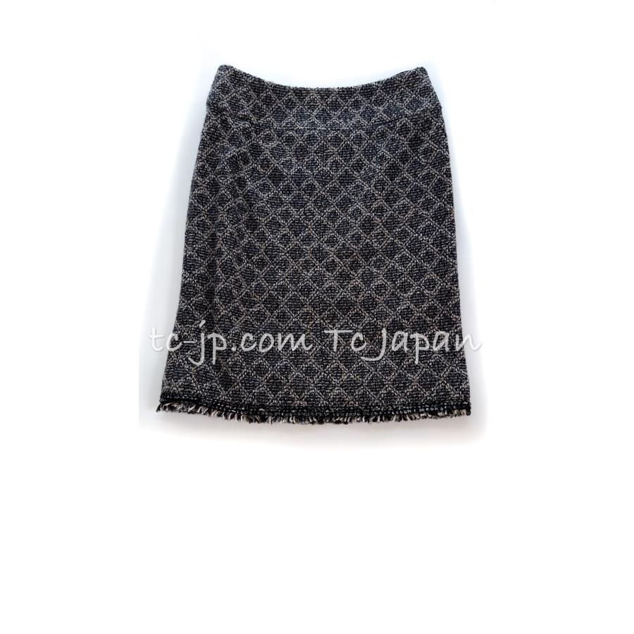 CHANEL（シャネル） ジャケット スーツ ブラック マルチ ウール