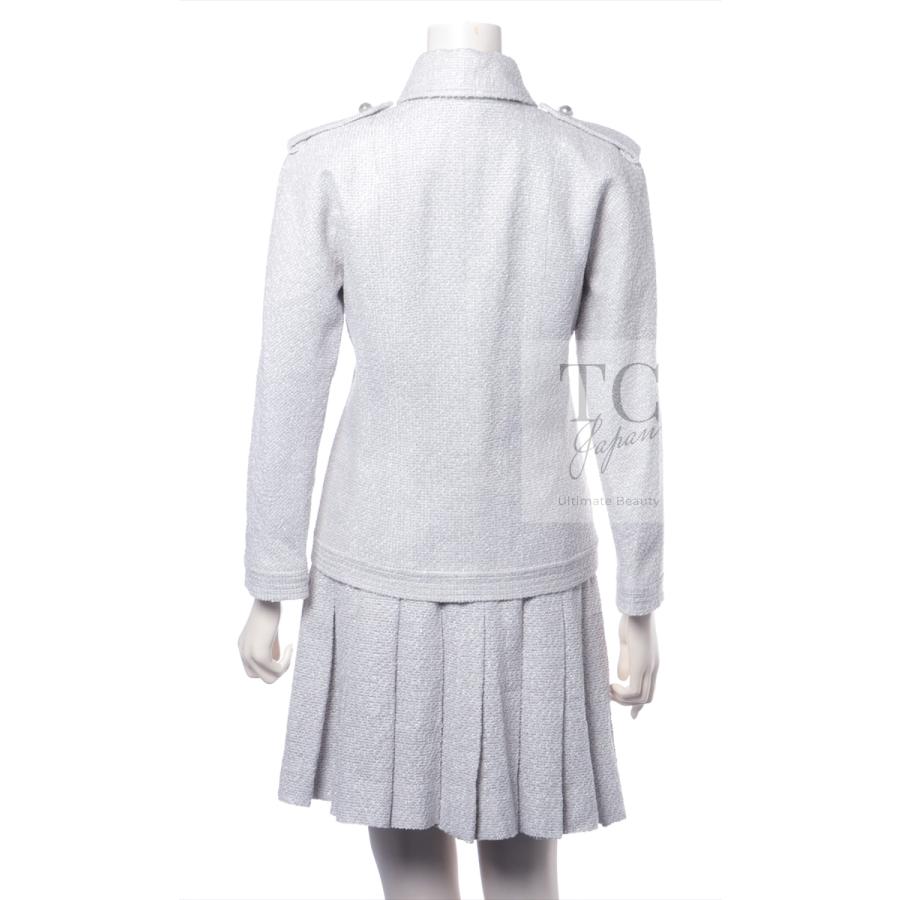 CHANEL（シャネル） セットアップ スーツ ライトグレー リボン