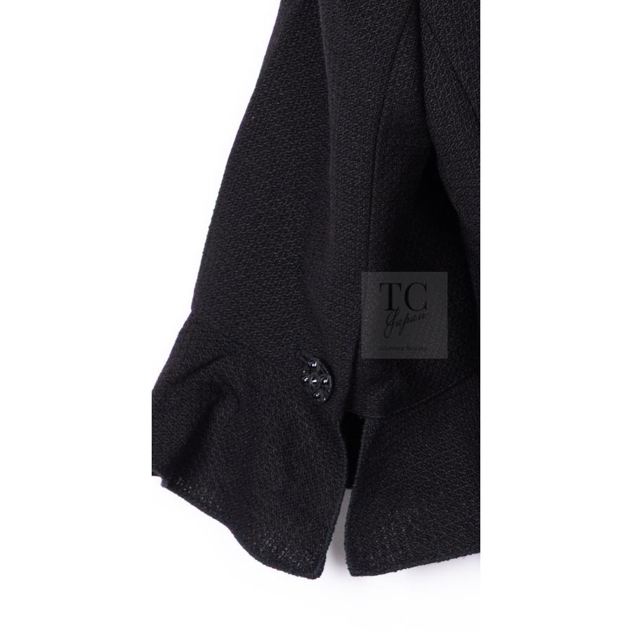 CHANEL（シャネル） ジャケット スーツ ブラック ウール シルク