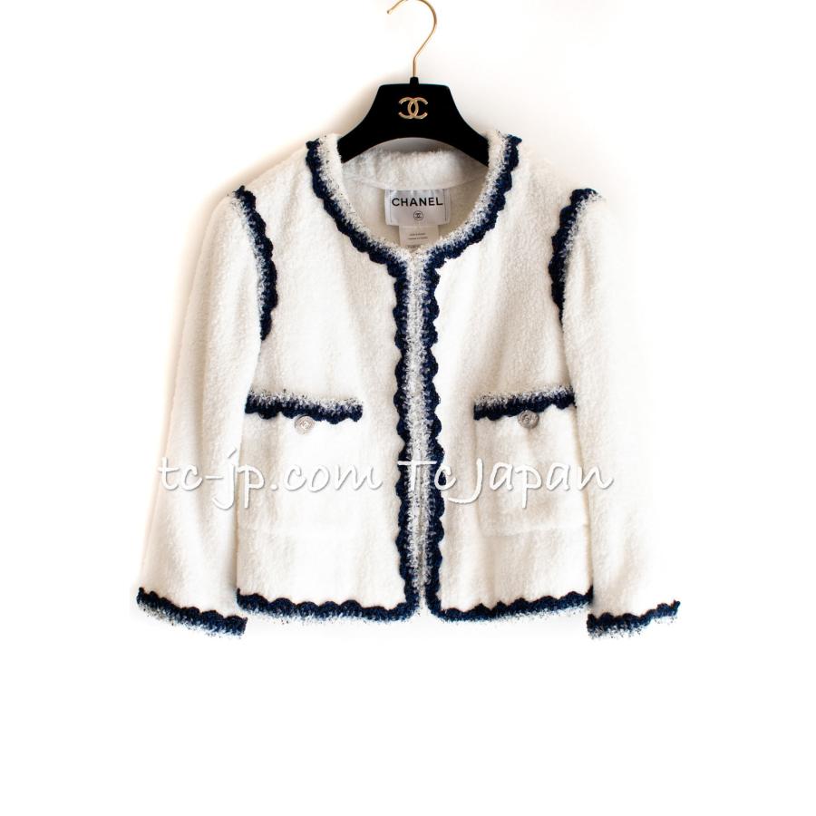 CHANEL シャネル ジャケット ふんわり 柔らか ホワイト 白 CHANEL シャネル ジャケット ふんわり 柔らか ホワイト 白