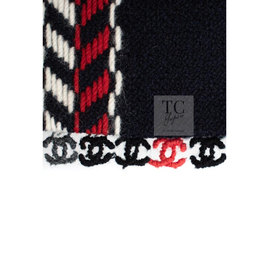 CHANEL（シャネル） ジャケット スーツ レッド ネイビー トリコロール