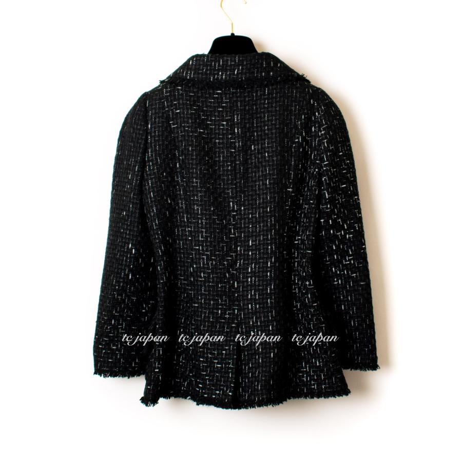 CHANEL シャネル ジャケット 131万 ブラック ロゴ リボンテープ CHANEL シャネル ジャケット 131万 ブラック ロゴ リボンテープ