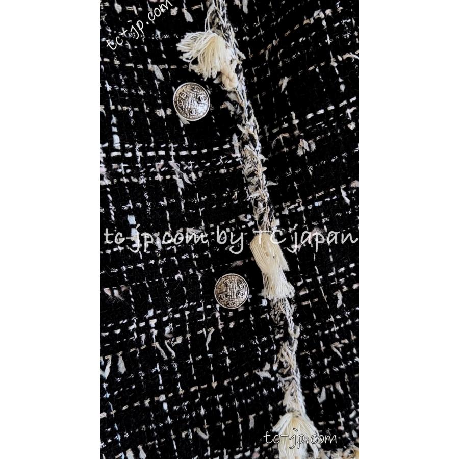 CHANEL（シャネル） ジャケット ブラック クリーム フリンジ