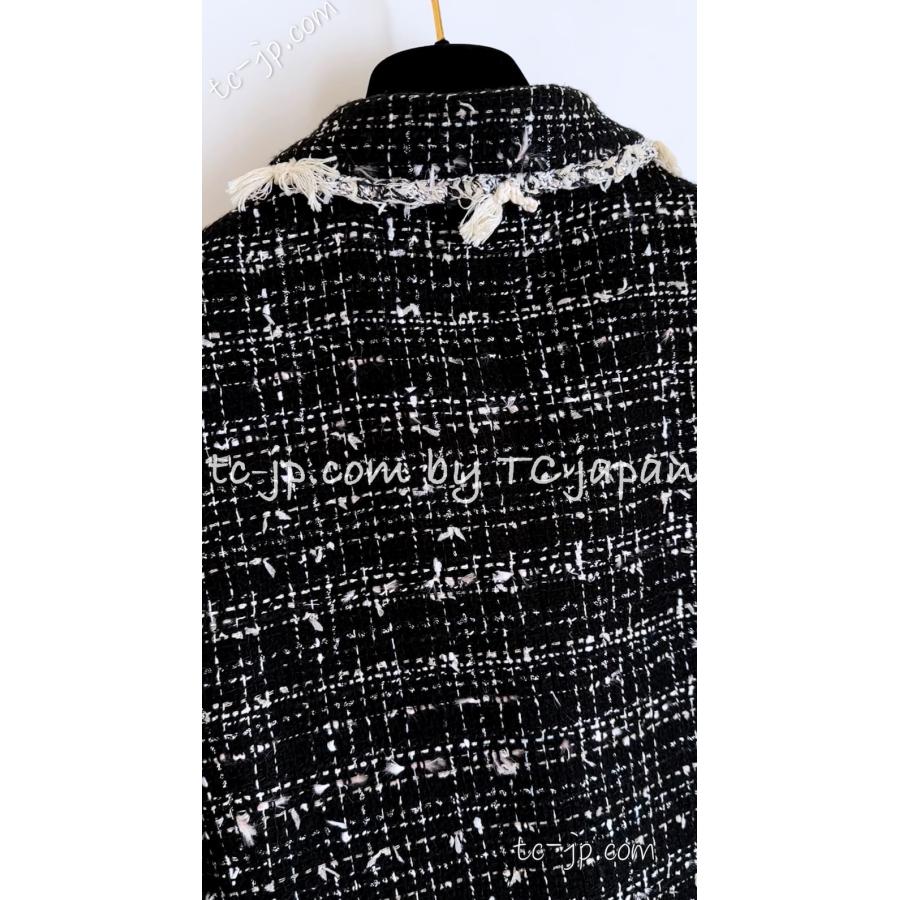 CHANEL（シャネル） ジャケット ブラック クリーム フリンジ