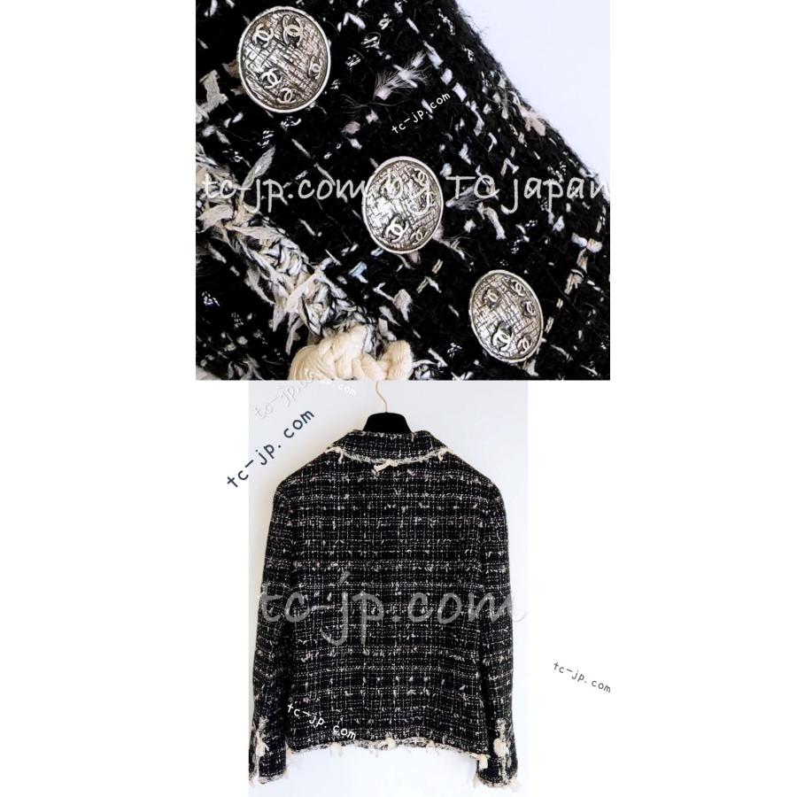 CHANEL（シャネル） ジャケット ブラック クリーム フリンジ
