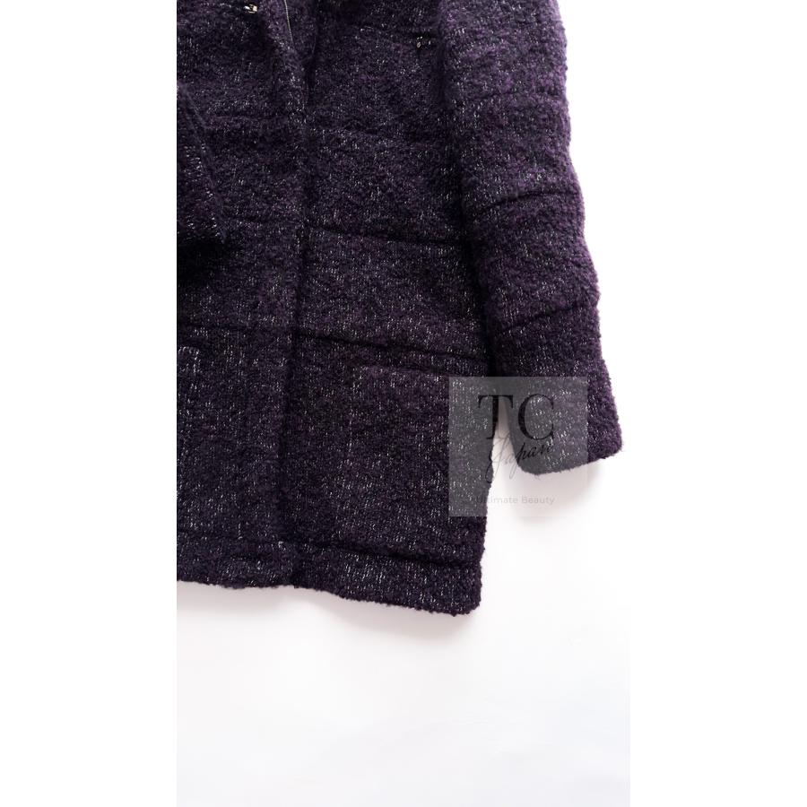 CHANEL（シャネル） コート ボルドーワイン ダークパープル アルパカ