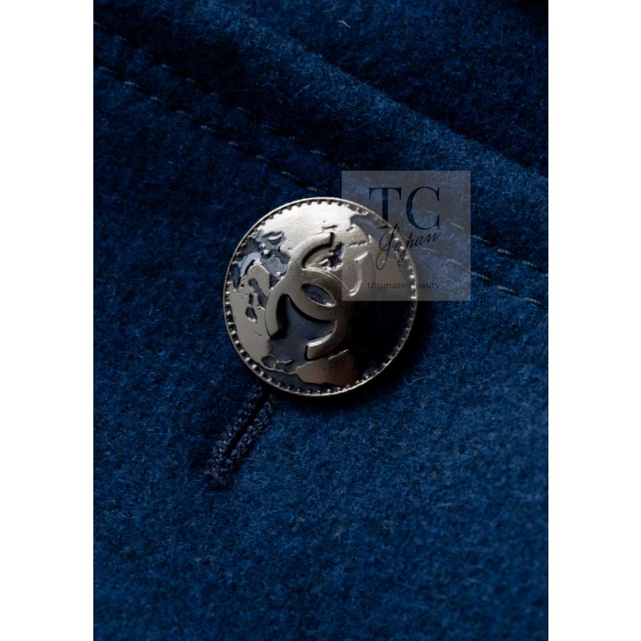 CHANEL（シャネル） コート CHANEL 103万 深い ダーク ブルー グリーン