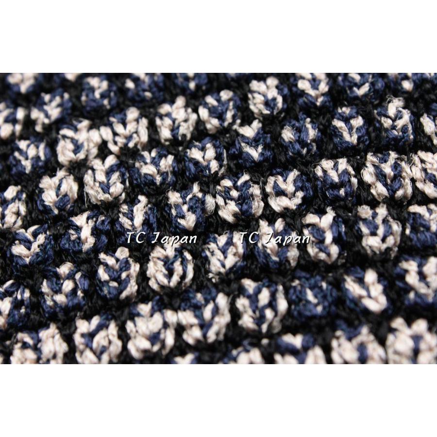 CHANEL（シャネル） ワンピース 女優着 ネイビー 紺 CCロゴ刺繍