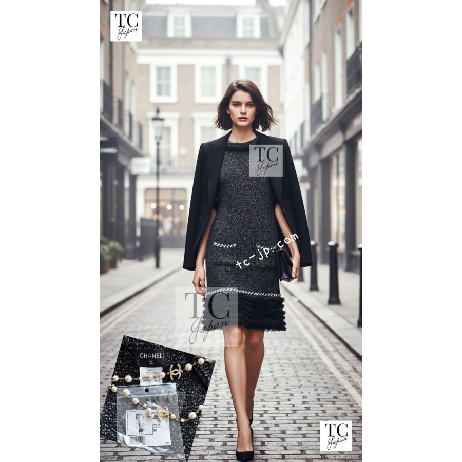 CHANEL（シャネル） ワンピース ブラック ファー トリム カシミヤ