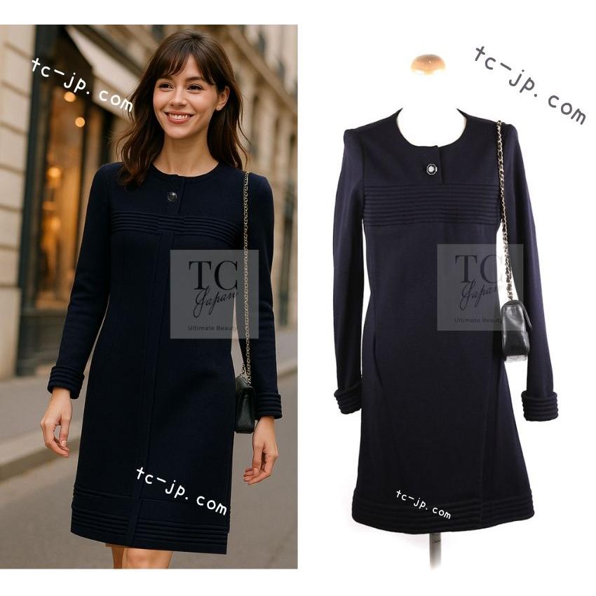 CHANEL（シャネル） ワンピース CHANEL 65万 ネイビー グリポワ宝石