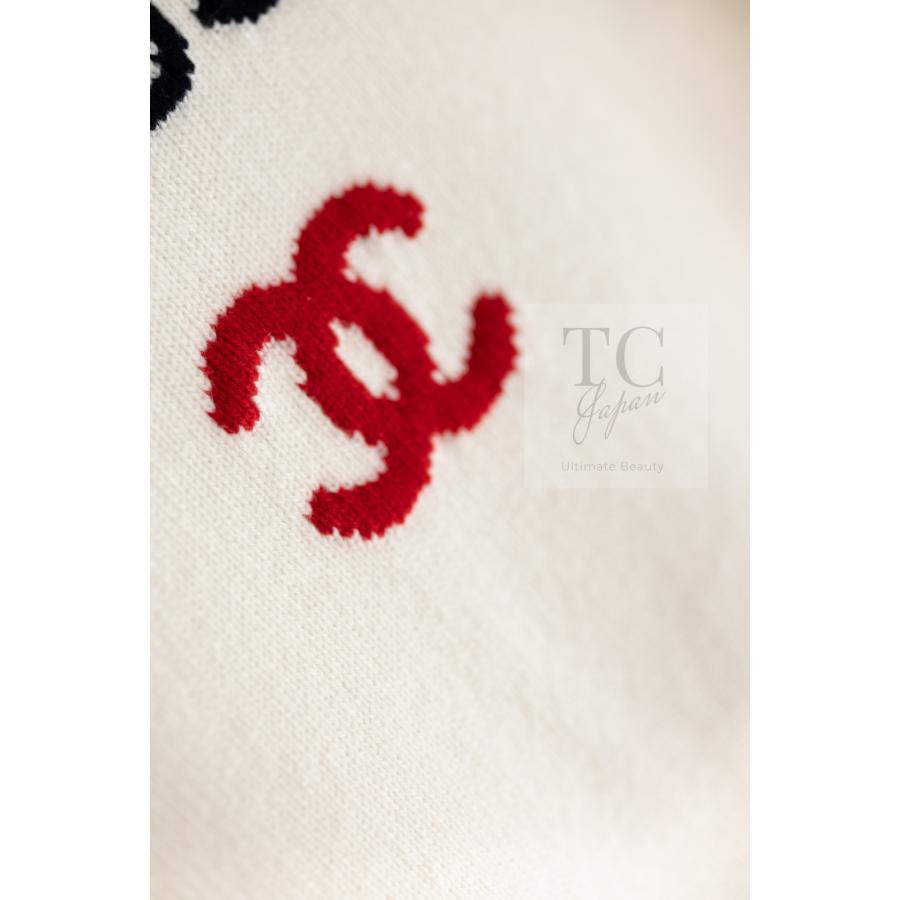 CHANEL（シャネル） セーター アイボリー ホワイト ラ パウザ CC ロゴ