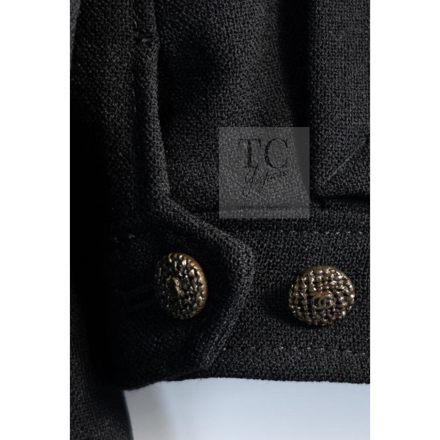 CHANEL（シャネル） ブルゾン ジャケット ブラック CC ロゴ ライダース 