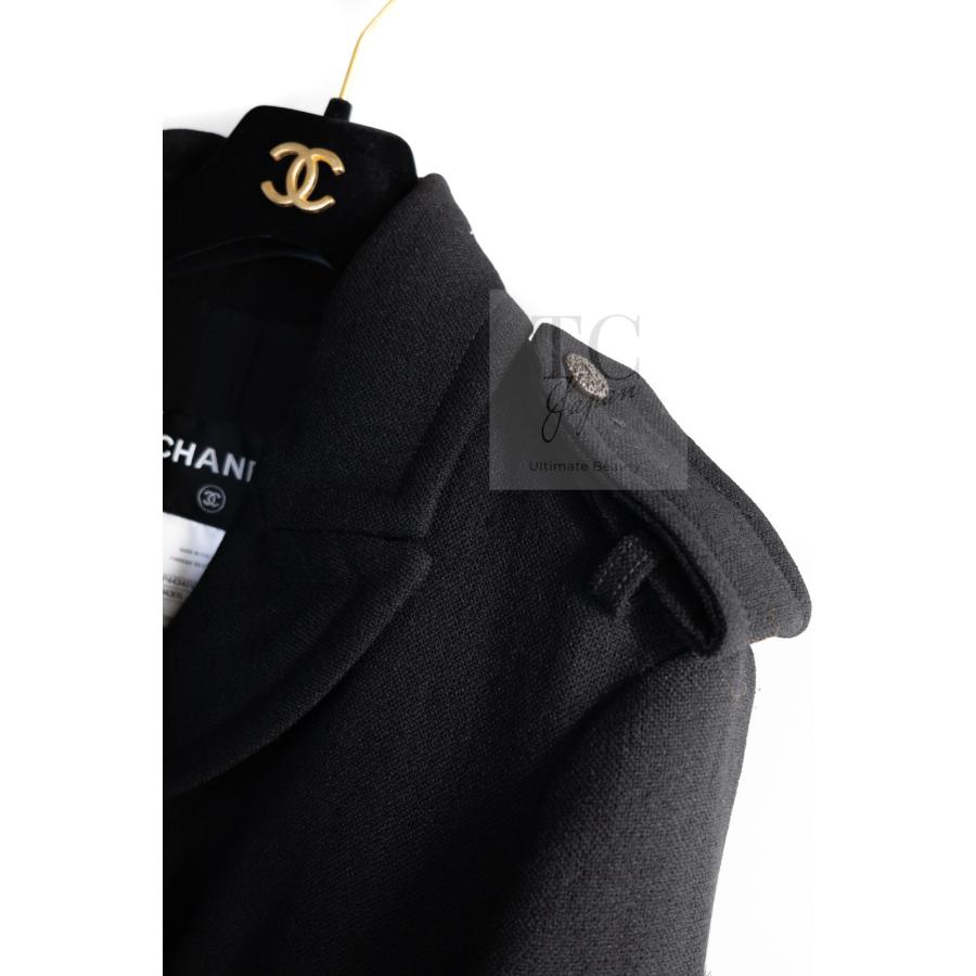 CHANEL（シャネル） ブルゾン ジャケット ブラック CC ロゴ ライダース