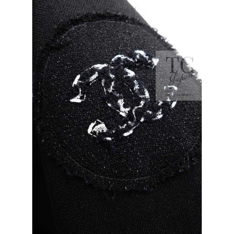 CHANEL（シャネル） ブルゾン ジャケット ブラック CC ロゴ ライダース