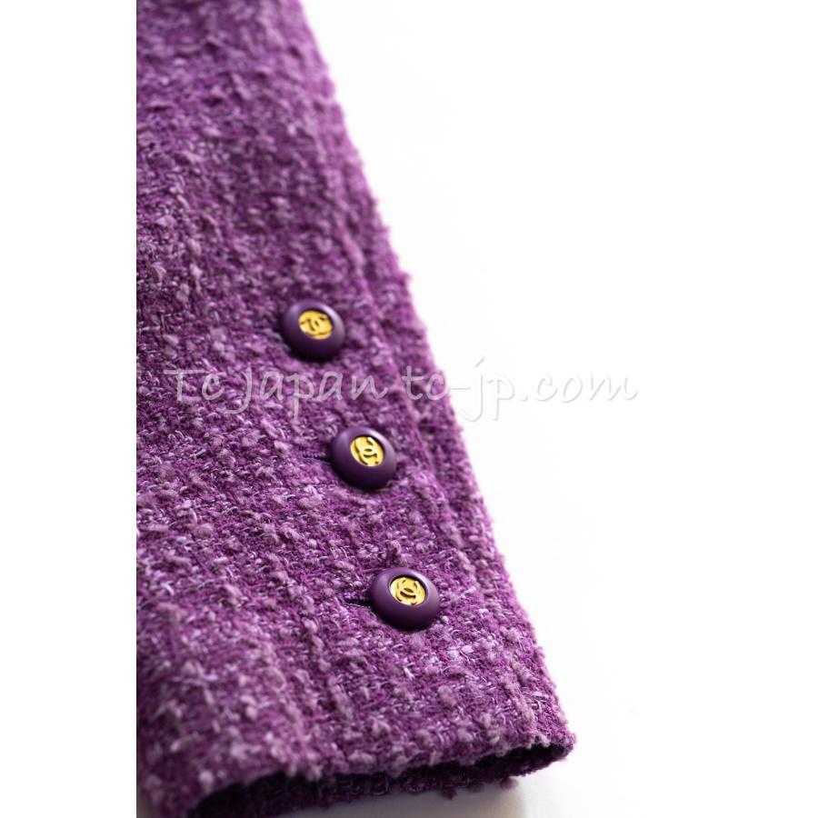 CHANEL シャネル ジャケット ラベンダーパープル ヴィンテージ ナオミ  