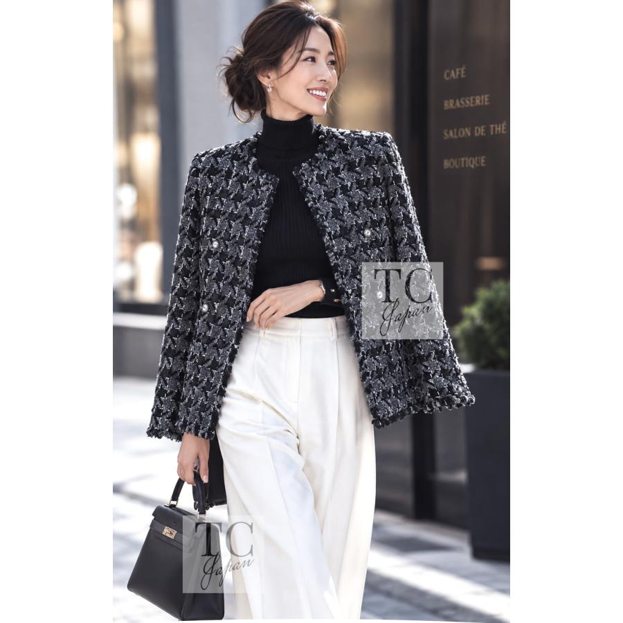 CHANEL（シャネル） ジャケット 貴重で珍しい! グレー ブラック 千鳥格