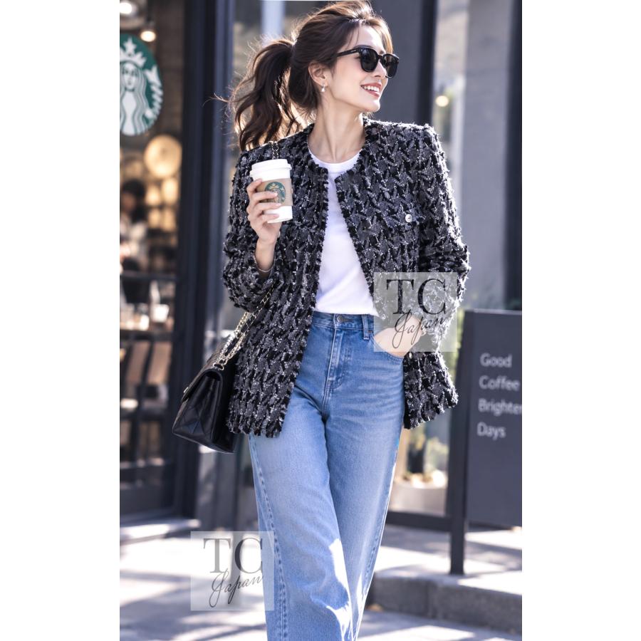 CHANEL（シャネル） ジャケット 貴重で珍しい! グレー ブラック 千鳥格