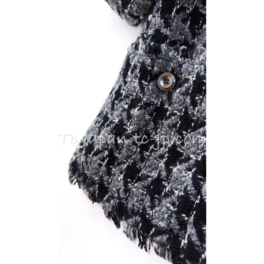 CHANEL シャネル ジャケット 貴重で珍しい! グレー ブラック CHANEL シャネル ジャケット 貴重で珍しい! グレー ブラック