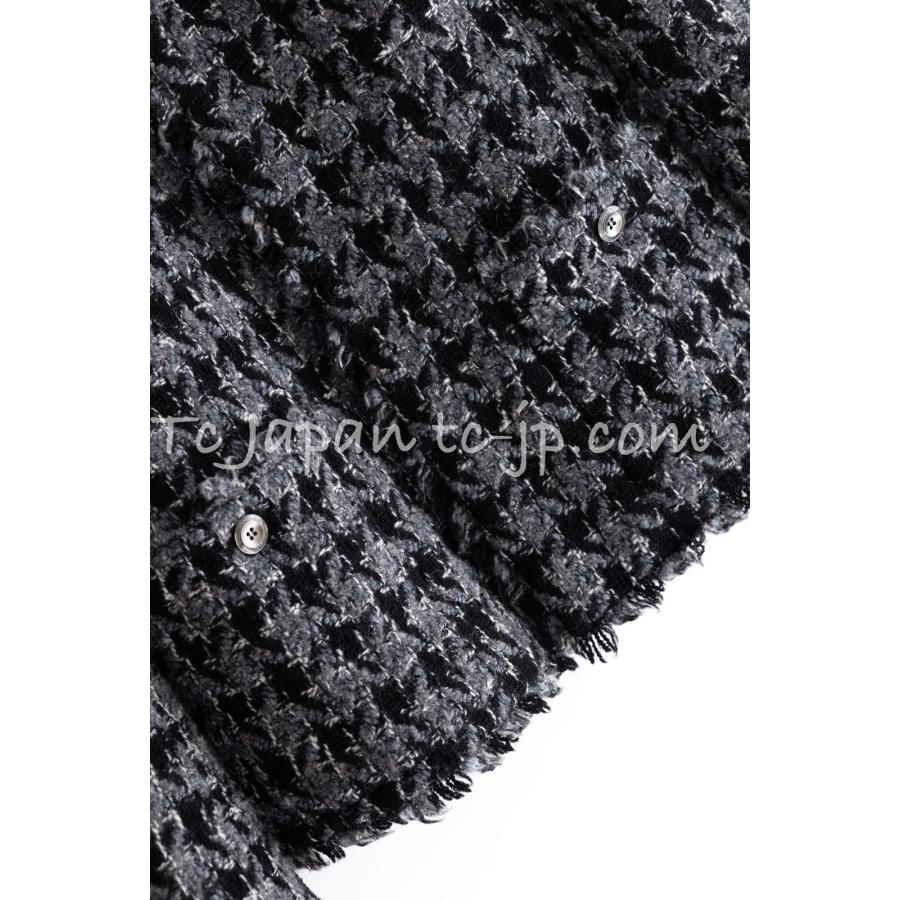 CHANEL シャネル ジャケット 貴重で珍しい! グレー ブラック CHANEL シャネル ジャケット 貴重で珍しい! グレー ブラック