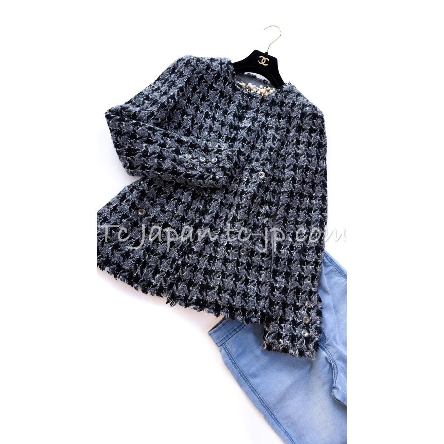 CHANEL（シャネル） ジャケット 貴重で珍しい! グレー ブラック 千鳥格