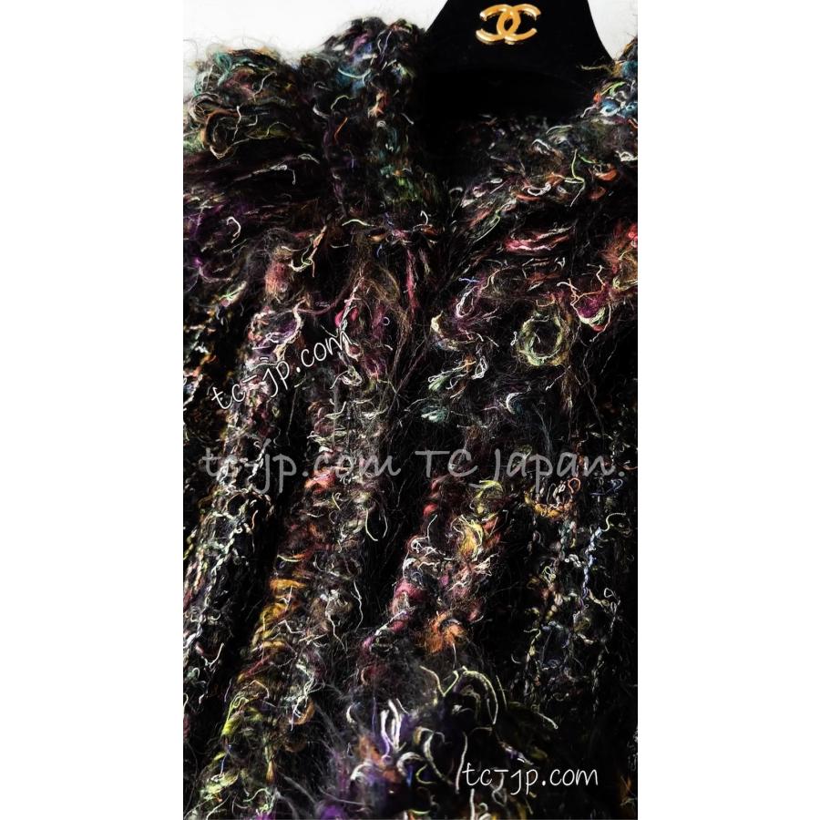 CHANEL シャネル ジャケット 114万 グリーン モヘア ウール くるくる  