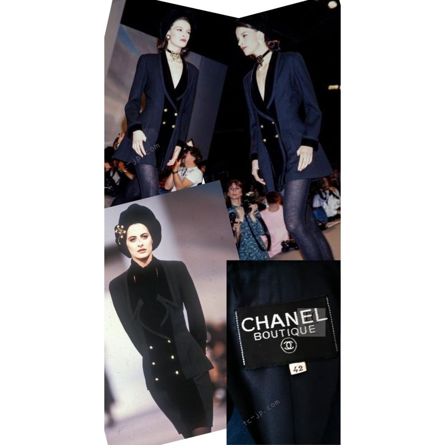 CHANEL（シャネル） スーツ ヴィンテージ ダークネイビー ブラック