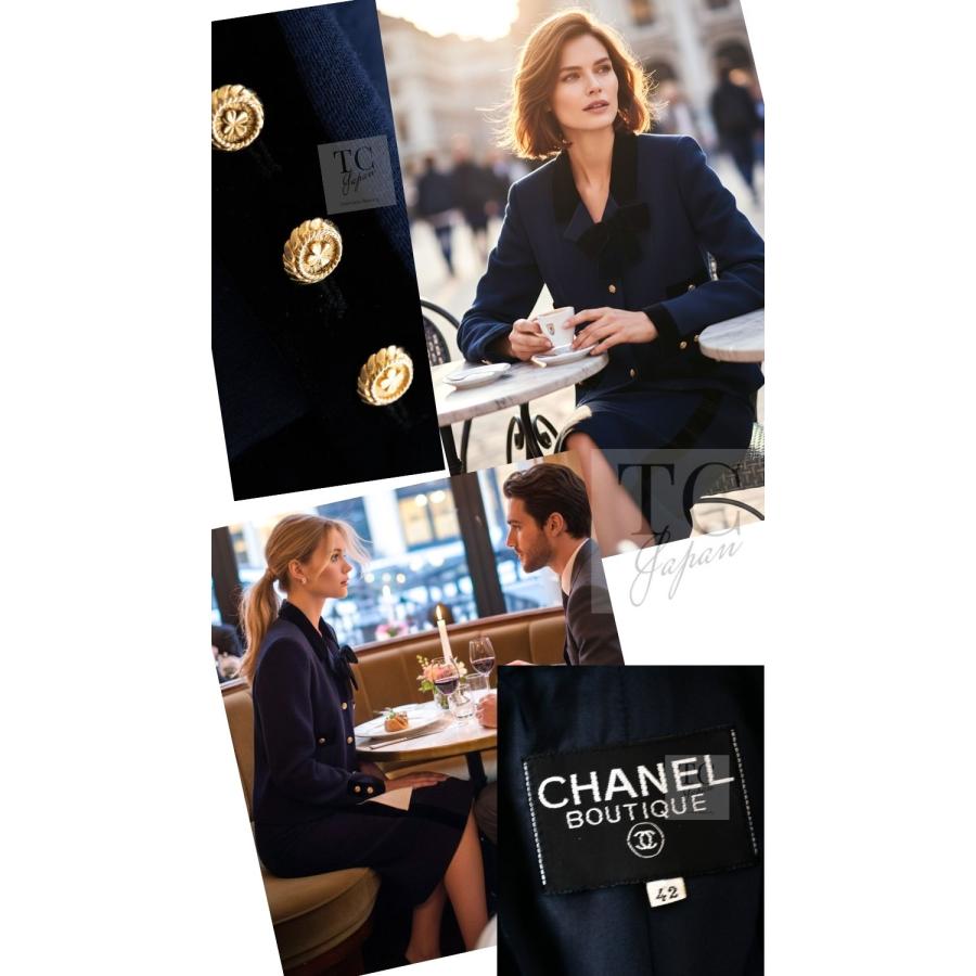 CHANEL（シャネル） スーツ ヴィンテージ ダークネイビー ブラック